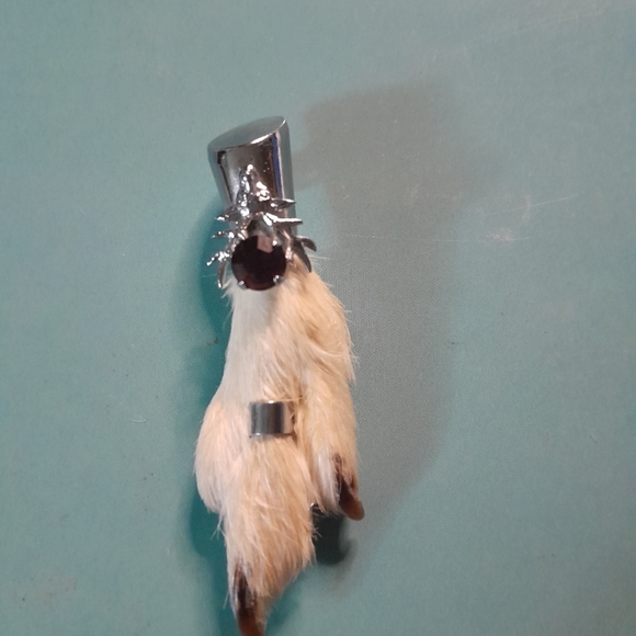 VINTAGE SCOTTISH - LUCKY GROUSE CLAW BROOCH - - Picture 2 of 3